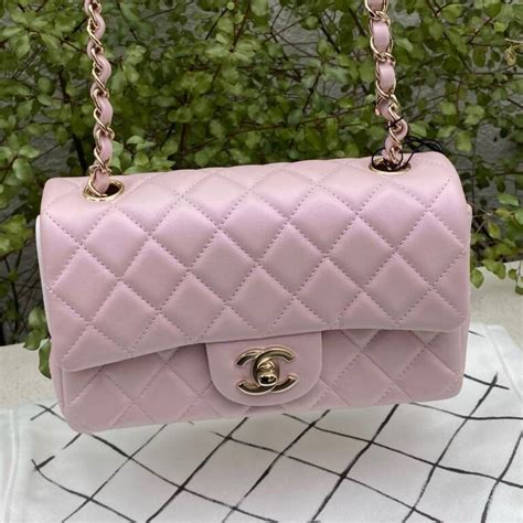 sac chanel rose clair|Review of New Chanel Leather Colors for 21S .